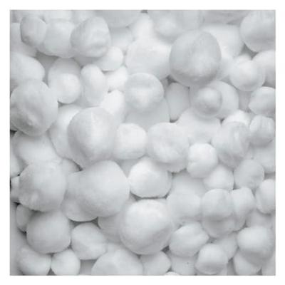 Colorations - pom poms wit, 100st.