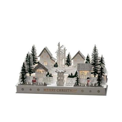Konstsmide 3265-210 LED-silhouet Dorp Warmwit LED Wit Timer