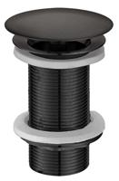 Wiesbaden Caral open afvoerplug verlengd 5/4" gunmetal - thumbnail