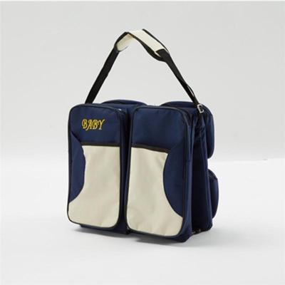 Pasgeboren baby Portable reizen opvouwbare bed Mummy Pack tas (donkerblauw) Pasgeboren baby Portable reizen opvouwbare bed Mummy Pack tas (donkerblauw)
