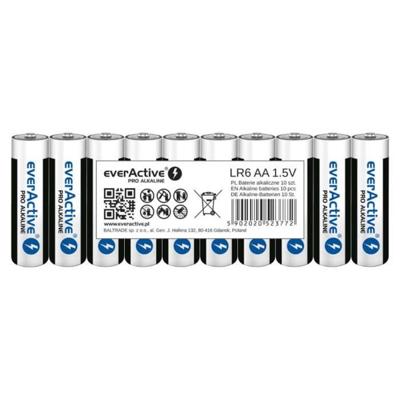 Batterijen AA/LR6 everActive Pro Alkaline - 10 stuks