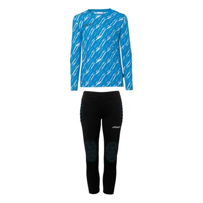 Uhlsport Progressive Keepersset Lange Mouwen Kids Blauw