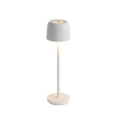 QAZQA Tafellamp mushroom off-white oplaadbaar incl. laadstation - QAZQA Tafellamp mushroom off-white oplaadbaar incl. laadstation -