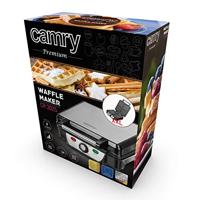 Camry CR 3025 wafelijzer 4 wafel(s) Zwart 1500 W - thumbnail