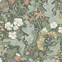 Dutch Wallcoverings Hjärterum - Elise - Groen - thumbnail