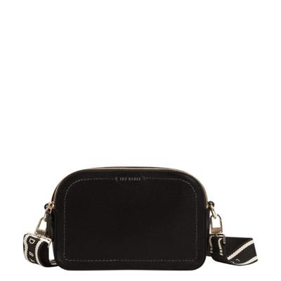 Ted Baker Luceele Webbing Leather Crossbody Bag-Black