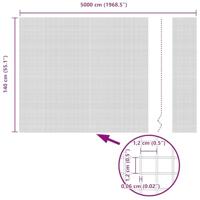 Gelaste draadhek Zilver 1.4 x 50 m Staal - thumbnail