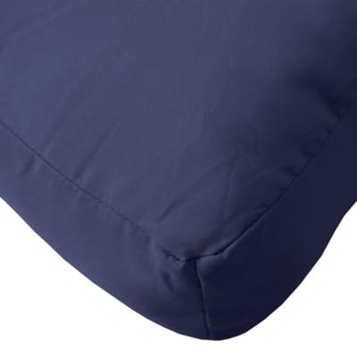 VidaXL Palletkussen 60x60x12 cm stof marineblauw