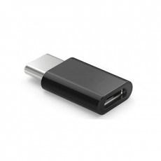Savio AK-31 / B kabeladapter/verloopstukje Micro USB USB 3.1 Typ C Zwart