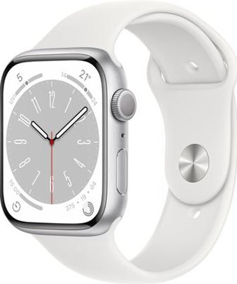 Refurbished Apple Watch Series 8 GPS 45 mm Aluminium Zilver Licht gebruikt Refurbished Apple Watch Series 8 GPS 45 mm Aluminium Zilver Licht gebruikt