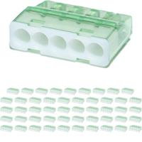 Lasklem - Vintex - 5 Polig - 0.2-2.5 mm2 - Wit - 50 Stuks - thumbnail