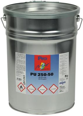 Mipa 2k-pu lacquer, pu 250-50 pro mix indust.20kg