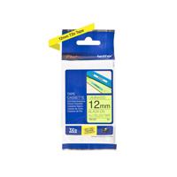 Huismerk Brother TZe-C31 Labeltape 12mm Zwart op Fluoriserend Geel - thumbnail