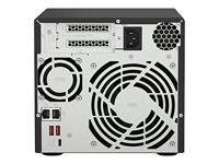 QNAP TS-473A NAS Tower Ryzen Embedded V1500B 8 GB DDR4 0 TB QNAP Turbo System Zwart - thumbnail