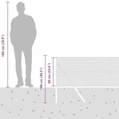 VidaXL Afrasteringspaal zilver 25 x 0,6 m (13 mm gaas) staal VidaXL Afrasteringspaal zilver 25 x 0,6 m (13 mm gaas) staal