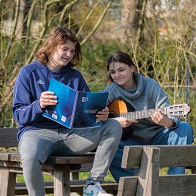 Collegeblk oxf a4+ muziek 4gaats 100pag 80gr blauw | 10 stuks Collegeblk oxf a4+ muziek 4gaats 100pag 80gr blauw | 10 stuks