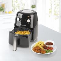 Gourmetmaxx XL 1500W Heteluchtfriteuse 2,5 l Enkel Zwart, Zilver Vrijstaand - thumbnail