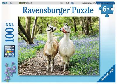 Ravensburger puzzel 100 XXL stukjes Lama liefde Ravensburger puzzel 100 XXL stukjes Lama liefde