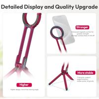 Ulanzi MA30 Mini Smartphone-statief Magnetisch Karabijn Rood - thumbnail