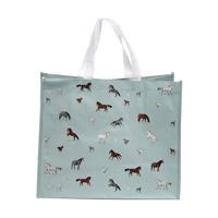 Wilgen Boerderij Paarden Duurzame Shopper Tas - thumbnail