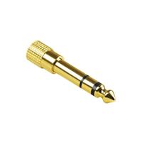 LogiLink CA1213 - Audio Stereo Adapter (3-pins, TRS), 6,35 mm naar 3,5 mm (stekker/bus) - thumbnail