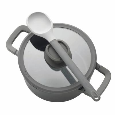 BergHOFF LEO Stone+ Steelpan met Deksel - 18cm BergHOFF LEO Stone+ Steelpan met Deksel - 18cm