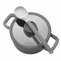 BergHOFF LEO Stone+ Steelpan met Deksel - 18cm - thumbnail