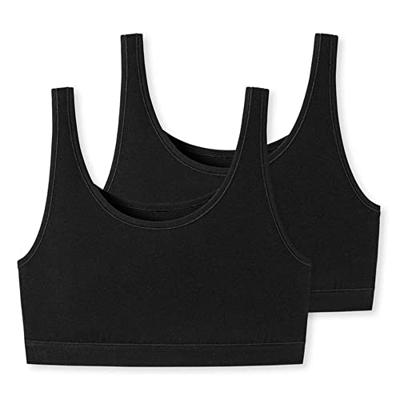 2-pack Bustier top - Biologisch katoen Bralette - Bh top zonder sluiting en zonder beugel