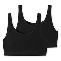 2-pack Bustier top - Biologisch katoen Bralette - Bh top zonder sluiting en zonder beugel - thumbnail