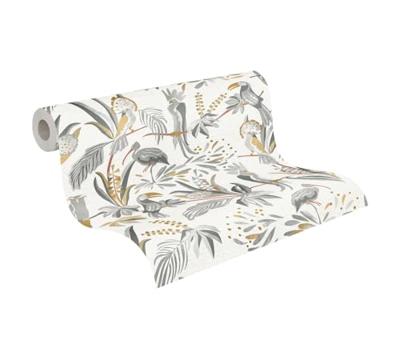 Livingwalls House of Turnowsky - Grijs - Jungle Behang - 388984