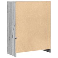 Dressoir met LED 77x34x100 cm bewerkt hout grijs sonoma eiken - thumbnail