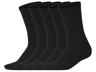 esmara Set van 5 paar sokken (Zwart, 35-38)