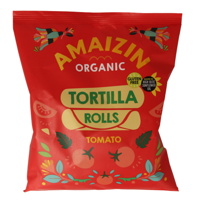 Corn rolls tomaat bio 100 Gram Corn rolls tomaat bio 100 Gram