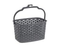 Wasknijpermandje kunststof grijs - thumbnail