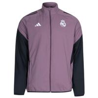 adidas Real Madrid Presentatie Trainingsjack 2025-2026 Paars Zwart - thumbnail