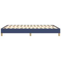 Bedframe zonder matras stof blauw 140x190 cm - thumbnail