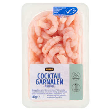 Jumbo Cocktail Garnalen Naturel 150 g