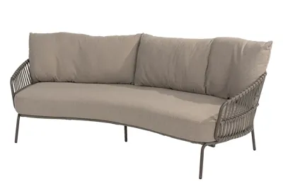 Loungebank Capalbio Terre 3 zits Kussens 4SO Organisch Bank Buiten Tuin 4 Seasons Outdoor