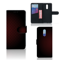 Nokia 3.2 Telefoon Hoesje Geruit Rood - thumbnail