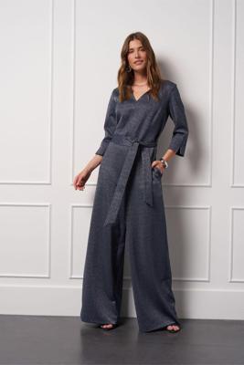 Studio Anneloes Odessi Sparkle Jumpsuit 13330 Jumpsuit 6901 Dark Blue/silver