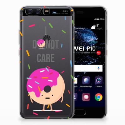 Huawei P10 | Siliconen Case | Donut Roze