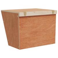 Hooiruif voor konijnen 25x18,5x20,5 cm massief vurenhout - thumbnail