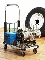 MEISTER aluminium vouwplatformwagen 150kg - thumbnail