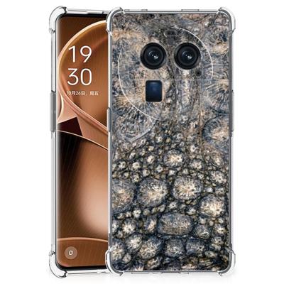 OPPO Find X6 Pro Case Anti-shock Krokodillenprint OPPO Find X6 Pro Case Anti-shock Krokodillenprint
