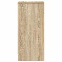 Dressoir 29,5x34x76 cm bewerkt hout sonoma eikenkleurig - thumbnail