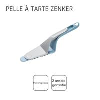 Zenker taartmes/schep ijsblauw/coolgrijs - thumbnail