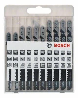 Bosch 10-delige decoupeerzaagbladenset Basic for Wood