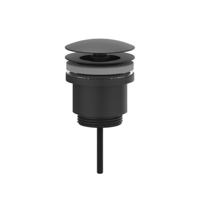 Design Afvoerplug IVY Always Open Geborsteld Metal Black PVD - thumbnail