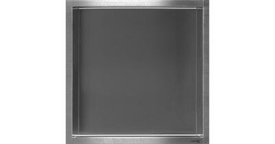 Looox BoX nis - 30x30x10cm - inbouw - rvs geborsteld box-30-10 Looox BoX nis - 30x30x10cm - inbouw - rvs geborsteld box-30-10