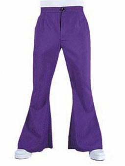 Hippie Disco Broek paars man